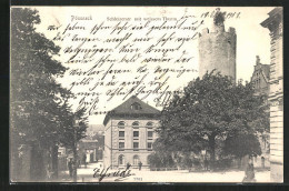AK Pössneck I. Th., Schleizerstrasse Mit Weissem Turm  - Schleiz