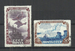 RUSSIA Russland 1951 Michel 1601 - 1602 O - Gebruikt