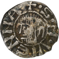 Archevêché De Vienne, Denier, Ca. 1200-1250, Vienne, Billon, TTB, Boudeau:1046 - Autres & Non Classés