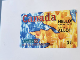 Canada-(CA-BEL-HEL-P208CX)CARDEX 96 Maastricht-Hello(Tulip/Maple Leaf)-(75)(1$)tirage-1831/3000-MINT CARD - Canada