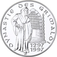 Monaco, Médaille, Dynastie Des Grimaldi, 1997, Argent, FDC - Otros & Sin Clasificación