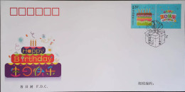 China FDC/2015 Personalized Stamp Series No.43— Happy Birthday 1v MNH - 2010-2019