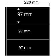 Safe Einsteckblätter Schwarz Für Compact A4 Album Nr. 453 (5er Pack) Neu ( - Andere & Zonder Classificatie