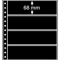 Leuchtturm R-Tafeln Schwarz 4er Einteilung (5er Pack) 359389 Neu ( - Andere & Zonder Classificatie