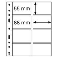 Leuchtturm Hüllen Klar OPTIMA 4VC (10er Pack) 328118 Neu ( - Andere & Zonder Classificatie