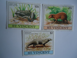 ST VINCENT MNH   FROGS ANIMALS LOOK OFFER FEES - Frösche