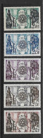 TUNISIE 1955 ROTARY-BATEAUX  YVERT N°390/394 NEUF MNH** - Ongebruikt