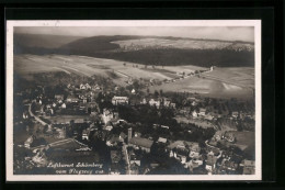 AK Schömberg, Totalansicht, Flugzeugaufnahme  - Schömberg