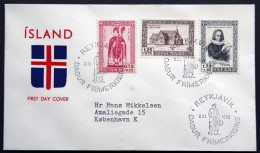 Iceland 1965   Minr.300-02   ( Lot 6570 ) - Covers & Documents