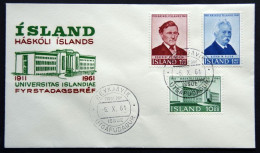 Iceland 1961  Minr. MiNr.356-58A   FDC ( Lot 6540 ) - FDC