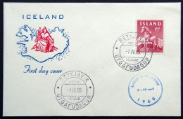 Iceland 1960    Minr. MiNr.342  FDC     ( Lot 6540 ) - FDC