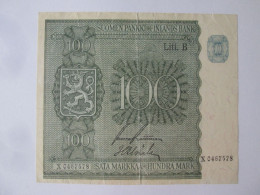 Rare! Finland 100 Markkaa 1945 Banknote,see Pictures - Finnland