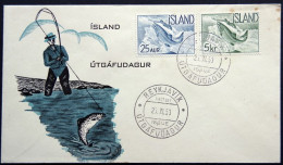 Iceland 1959     MiNr.335,338   FDC (LOT  6540) - FDC