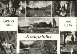 70121556 Koenigslutter Koenigslutter Teich Dom  Wasserfall Ungelaufen Ca. 1965 K - Koenigslutter