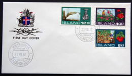 Iceland 1972   MiNr.465-67   FDC  ( Lot 6540 ) - FDC