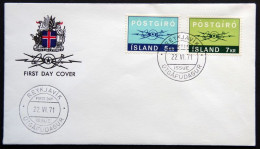 Iceland 1971   Minr.453-54  FDC  ( LOT 6540 ) - FDC