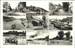 70121324 Lauenburg Elbe Lauenburg Elbe Hamburgerstrasse Neustadt Hafen  X 1954 L - Lauenburg