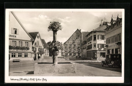 AK Tettnang /Württbg., Platz Mit Gasthof Zum Bären  - Tettnang