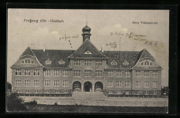 AK Freiburg I. Br.-Haslach, Neue Volksschule Im Sonnenschein  - Haslach