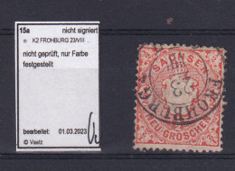 Wappen ½ Ngr. Mit K2 FROHBUIRG 23 VIII - Saxony