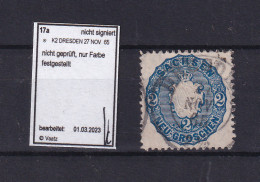 Wappen 2 Ngr. Mit K2 DRESDEN 27 NOV 65 - Saxony