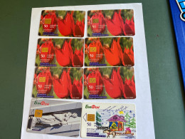 - 13 - Bulgaria Chip 8 Different Phonecards With Variants - Bulgaria