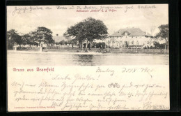 AK Hamburg-Bramfeld, Restaurant Seehof C. F. Bessler  - Bramfeld