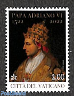 Vatican 2022 Pope Adriano VI 1v, Mint NH, Religion - Pope - Nuevos
