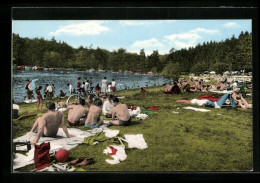 AK Usingen, Badespass Am Hattsteinweiher  - Usingen