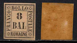 ROMAGNE - ITALIE / 1859 - 8 B. Rose *  #  8  / COTE 175.00 EUROS - Romagna