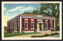 AK Middlebury, VT, U. S. Post Office  - Autres & Non Classés