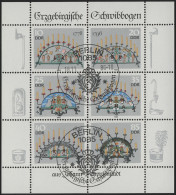 3057-3062 Schwibbogen-Kleinbogen 1986, Mit ESSt Berlin - Usati