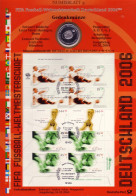 2382ff Fußball-WM: Münzbuchstabe J - Numisblatt 2004 - Coin Envelopes