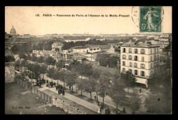 75 - PARIS 7EME - PANORAMA ET AVENUE DE LA MOTTE-PICQUET - Arrondissement: 07