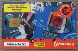 Telecarte Wanadoo "jeu Non Gratté" - 1999