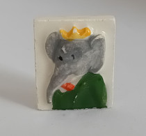 FEVE - FEVES -  "BABAR 1992"  - ELEPHANT ROI COURONNE -  DOS PLAT - Fumetti