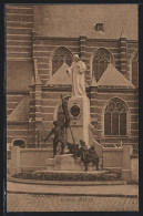 AK Meise, Chateau Bouchout, Standbeeld Der Gesneuvelde Helden 1914-18  - Meise