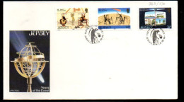 JERSEY FDC 1986 70 ANS PASSAGE DE LA COMETE - Astrologia