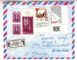 Israël - Lettre Recom De 1972 - Oblit Bat Dagan -  - - Storia Postale