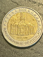 Allemagne 2 Euros Saarland 2009 Lettre D - Germania