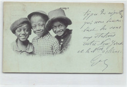 Black Americana - Types Of African American Children From New Orleans (La.) - PRIVATE MAILING CARD - Negro Americana