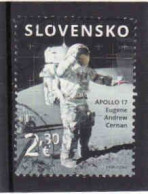 Slovakia 2022, Apollo 17 - Eugene Andrew Cernan, Cosmos, Used - Usati