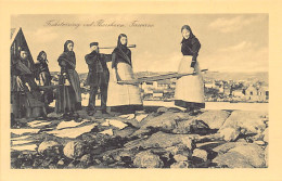 Faroe - TÓRSHAVN - Fish Drying - Publ. Jacobsens Bokahandil  - Islas Feroe