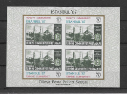 Türkei 1985 Briefmarken Block 24 Postfrisch - Nuovi