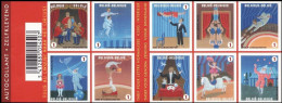 2009 B105 (3929/38) - MNH ** - Self-adhesive Postzegelboekje Carnet Circus Cirque - 1997-… Validité Permanente [B]