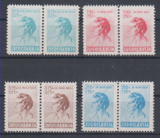 Yugoslavia Kingdom For Our Children In Pairs 1936 MNH ** - Nuovi