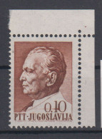 Yugoslavia ERROR Stained Color Over Value 1967 MNH ** - Nuevos