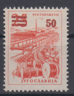 Yugoslavia ERROR The Number 0 Is A Little Lower 1965 MNH ** - Nuevos