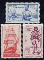 Nlle Calédonie  N° 190 / 92 XX  Défense De L'Empire Les 3 Valeurs Sans Charnière TB - Unused Stamps