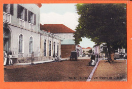 10524 / ⭐ ◉  Incomum SÃO TOME E PRINCIPE Ex-colônias Portuguesas Um Trecho De Cidade 1910s Edição ELITE N°6 Peu Commun S - Santo Tomé Y Príncipe